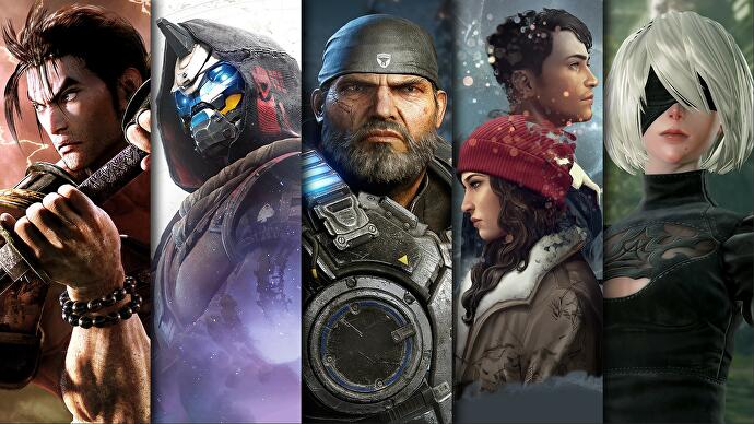 Personnages de certains jeux Xbox Game Pass